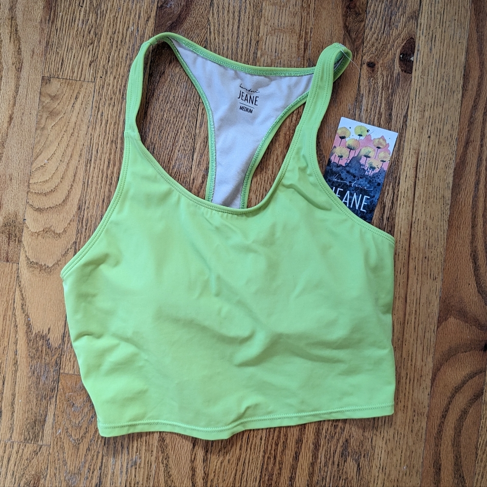KORTNI JEANE Racerback Swimsuit Top size Medium NWT